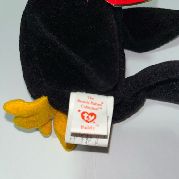 Ty Original Beanie Baby Baldy the Bald Eagle With Tags Vintage 1996 - Picture 3 of 5